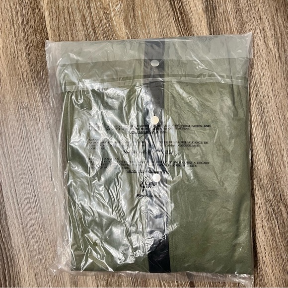 SoNo Chic Varsity Faux Suede Green Maxi Front Snap Jacket - Picture 13 of 14